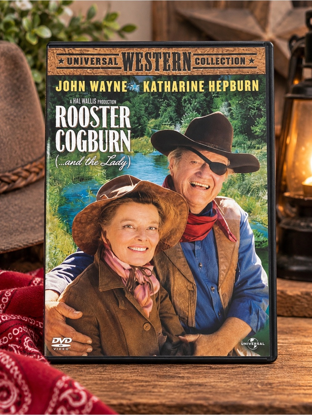Rooster Cogburn (…and the Lady) with John Wayne & Katharine Hepburn
